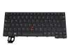 Keyboard DE (german) black/black with mouse-stick original suitable for Lenovo ThinkPad T14 Gen 4 (21K3/21K4)