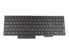 Keyboard DE (german) black/black with mouse-stick without backlight original suitable for Lenovo ThinkPad P52 (20MA/20M9)