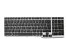 Keyboard DE (german) black/grey original suitable for Fujitsu LifeBook E756