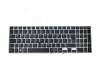 Keyboard DE (german) black/grey with backlight and mouse-stick original suitable for Toshiba Tecra Z50-A-10D