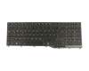 Keyboard DE (german) black/grey with backlight original suitable for Fujitsu LifeBook E558