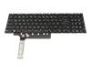 Keyboard DE (german) black original suitable for MSI GE76 11UE (MS-17K3)
