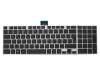 Keyboard DE (german) black/silver original suitable for Toshiba Satellite M50D-A-10E