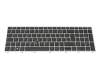 Keyboard DE (german) black/silver with backlight and mouse-stick (with pointing stick) original suitable for HP ProBook 640 G4