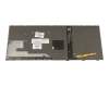 Keyboard DE (german) black/silver with backlight and mouse-stick original suitable for HP EliteBook 830 G5