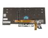 Keyboard DE (german) black/silver with backlight and mouse-stick original suitable for Lenovo ThinkPad T480s (20L7/20L8)