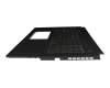 Keyboard DE (german) black/transparent with backlight original suitable for Asus TUF Gaming F17 FX707ZV