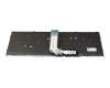 Keyboard DE (german) black/white/black matte with backlight RGB original suitable for Gigabyte G5 MD (NH55HJQ)