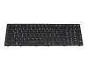 Keyboard DE (german) black with backlight (N85) original suitable for One K56-7OH (Clevo N850HK1)