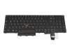 Keyboard DE (german) black with backlight and mouse-stick original suitable for Lenovo ThinkPad P15v Gen 3 (21EN/21EM)