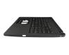Keyboard DE (german) black with backlight original suitable for Acer TravelMate P2 (TMP215-53)
