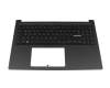 Keyboard DE (german) black with backlight original suitable for Asus VivoBook 16 X1605VA