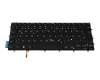 Keyboard DE (german) black with backlight original suitable for Dell XPS 13 (7390)