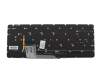 Keyboard DE (german) black with backlight original suitable for HP Spectre x360 13-4200