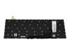 Keyboard DE (german) black with backlight original suitable for MSI GE66 10UE/10UH (MS-1542)