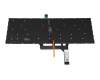 Keyboard DE (german) black with backlight original suitable for MSI GF63 Thin 12UD/12UDX (MS-16R8)