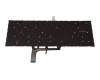 Keyboard DE (german) black with backlight original suitable for MSI GF63 Thin 12VF/12VE (MS-16R8)