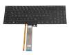 Keyboard DE (german) black with backlight original suitable for Medion Erazer Beast X20 (GM7MN8P)