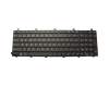 Keyboard DE (german) black with backlight original suitable for Nexoc E718 (P170HM)