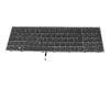 Keyboard DE (german) dark grey/grey with backlight and mouse-stick suitable for HP ProBook 640 G8