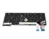 Keyboard DE (german) grey/grey with backlight and mouse-stick original suitable for Lenovo ThinkPad X13 Gen 3 (21BN/21BQ)