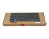 Keyboard DE (german) grey/grey with backlight and mouse-stick original suitable for Lenovo ThinkPad X13 Gen 3 (21BN/21BQ)