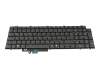 Keyboard DE (german) grey/grey with backlight suitable for Dell Latitude 15 (5550) 2024