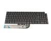 Keyboard DE (german) grey with backlight original suitable for Dell Vostro 15 (5590)