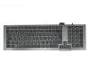 Keyboard IT (italian) black/silver with backlight original suitable for Asus ROG G75VW