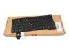 Keyboard US (english) black/black with backlight and mouse-stick original suitable for Lenovo ThinkPad T14 G6 (21QK)