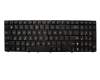 Keyboard US (english) black/black with backlight original suitable for Asus K70AB