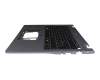 Keyboard incl. topcase CH (swiss) black/anthracite with backlight original suitable for Acer TravelMate P4 (TMP414-55)