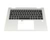 Keyboard incl. topcase CH (swiss) black/grey with backlight original suitable for HP Elite x360 1040 G9