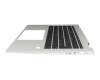 Keyboard incl. topcase CH (swiss) black/grey with backlight original suitable for HP Elite x360 1040 G9