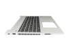 Keyboard incl. topcase CH (swiss) black/silver original suitable for HP ProBook 455 G7