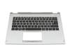 Keyboard incl. topcase CH (swiss) black/silver with backlight original suitable for Acer Spin 3 (SP314-54N)