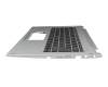 Keyboard incl. topcase CH (swiss) black/silver with backlight original suitable for Acer Spin 3 (SP314-54N)
