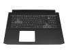 Keyboard incl. topcase CH (swiss) black/white/black with backlight original suitable for Acer Nitro 5 (AN517-54)