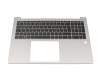 Keyboard incl. topcase DE (german) anthracite/silver with backlight original suitable for HP ZBook Fury 16 G9