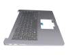 Keyboard incl. topcase DE (german) black/anthracite original suitable for Asus VivoBook 15 X510UF