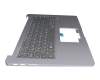 Keyboard incl. topcase DE (german) black/anthracite original suitable for Asus X510UN