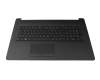 Keyboard incl. topcase DE (german) black/black (DVD) (Optics: Rough sample) suitable for HP 17-by2000