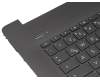 Keyboard incl. topcase DE (german) black/black (DVD) (Optics: metal black brushed) original suitable for HP 17-by1000