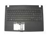 Keyboard incl. topcase DE (german) black/black original suitable for Acer Aspire 3 (A315-21)