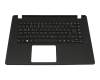 Keyboard incl. topcase DE (german) black/black original suitable for Acer Aspire ES1-520