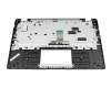 Keyboard incl. topcase DE (german) black/black original suitable for Asus E410MA