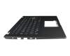 Keyboard incl. topcase DE (german) black/black original suitable for Asus E410MA