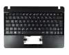 Keyboard incl. topcase DE (german) black/black original suitable for Asus R103BA