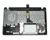 Keyboard incl. topcase DE (german) black/black original suitable for Asus R513CL