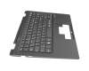 Keyboard incl. topcase DE (german) black/black original suitable for Emdoor YS13G